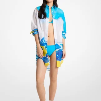 Michael Kors X Christina Zimpel BEACH シャツドレス