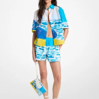 Michael Kors X Christina Zimpel BEACH プルオン ショートパンツ