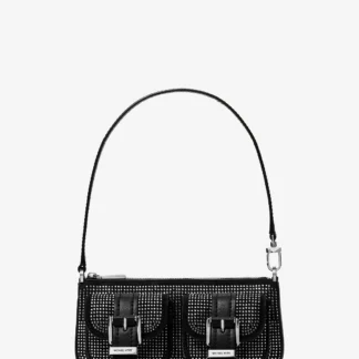 Michael Kors ZOE エンベリッシュ スエード ポシェット ショルダー スモール