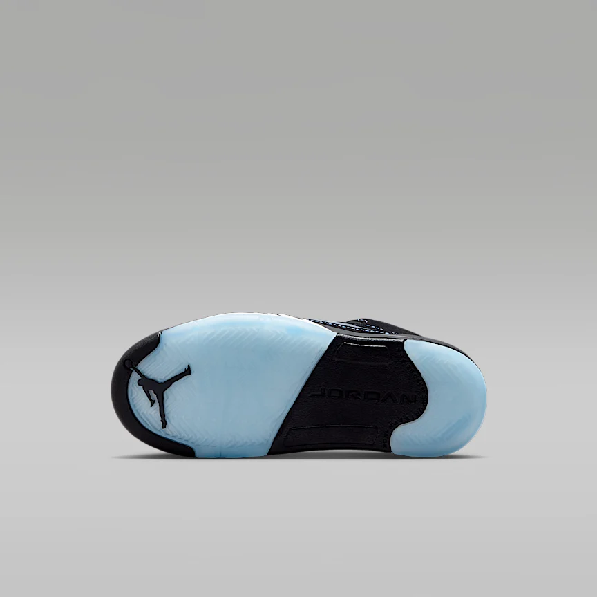 NIKE ジョーダン 5 "Black Carolina" — リトルキッズシューズ - Image 2