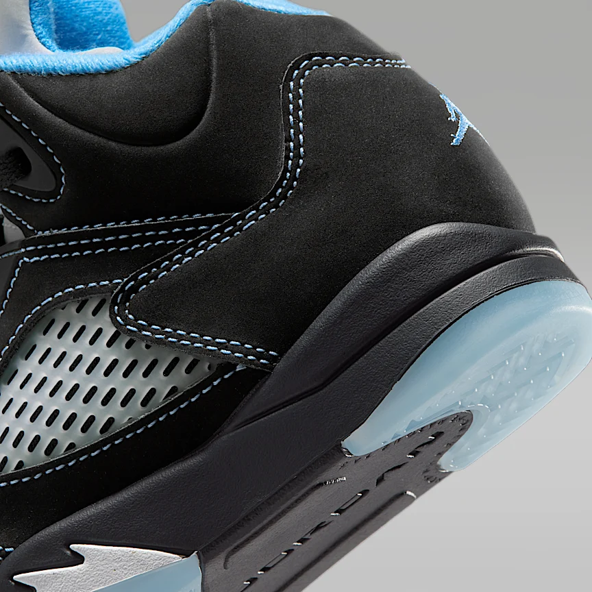 NIKE ジョーダン 5 "Black Carolina" — リトルキッズシューズ - Image 8