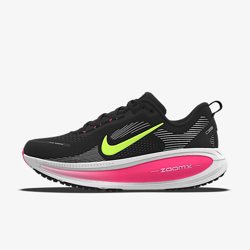 NIKE ボメロ 18 By You — カスタム メンズ ロード ランニングシューズ