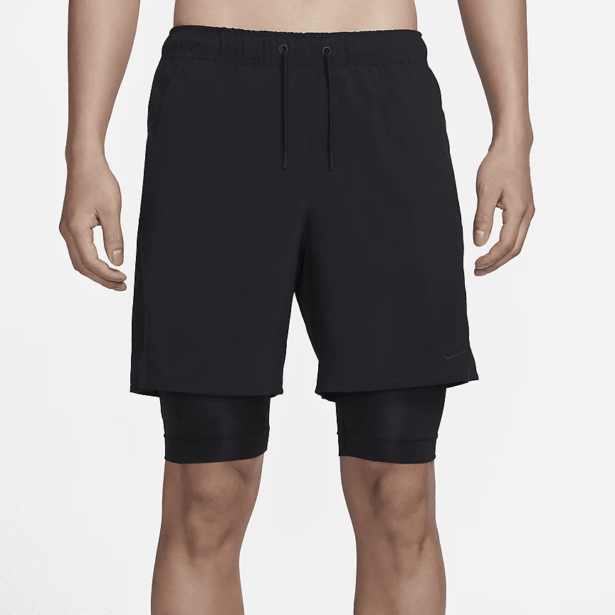 NIKE アンリミテッド — メンズ Dri-FIT 18cm 2イン1 バーサタイル ショートパンツ - Image 2