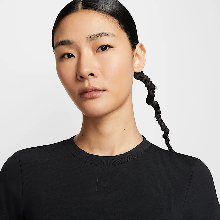NIKE コート アドバンテージ — ウィメンズ Dri-FIT ショートスリーブ テニストップ - Image 3