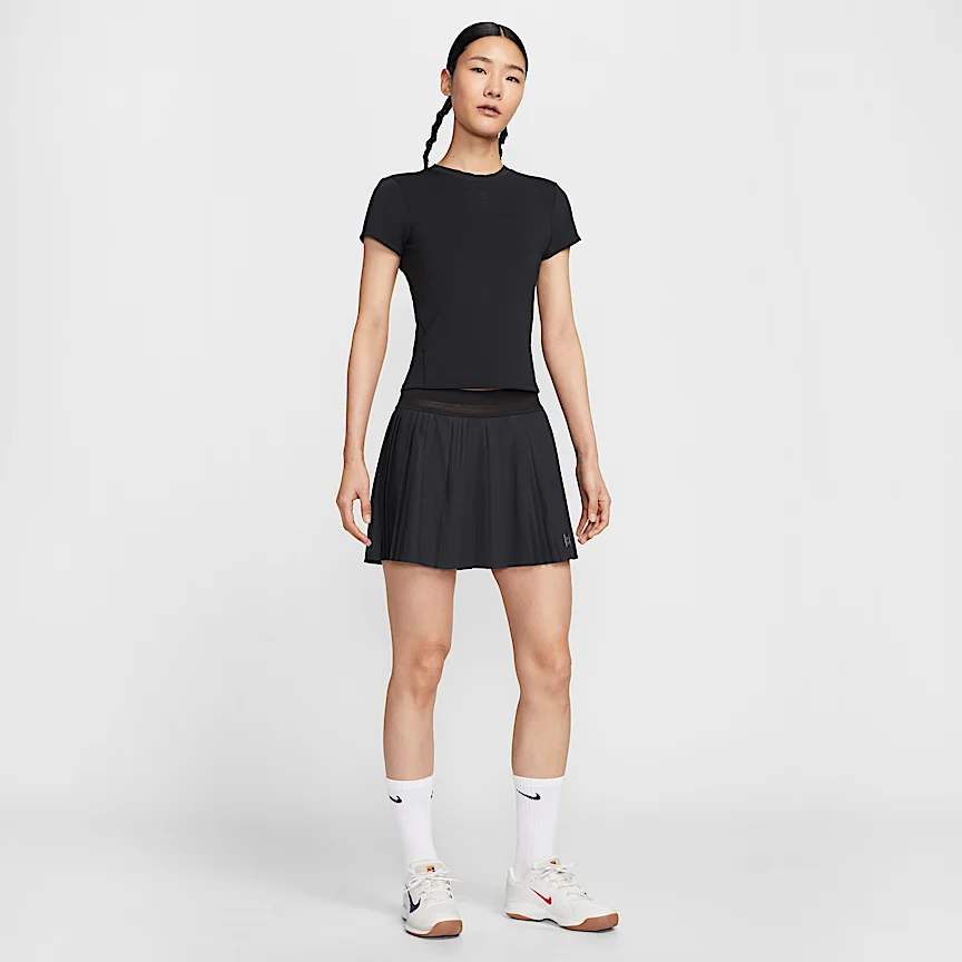 NIKE コート アドバンテージ — ウィメンズ Dri-FIT ショートスリーブ テニストップ - Image 5