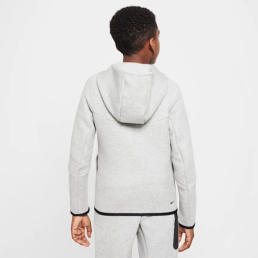 NIKE Sportswear Tech Fleece — Big Kids' Full-Zip Hoodie - Image 2