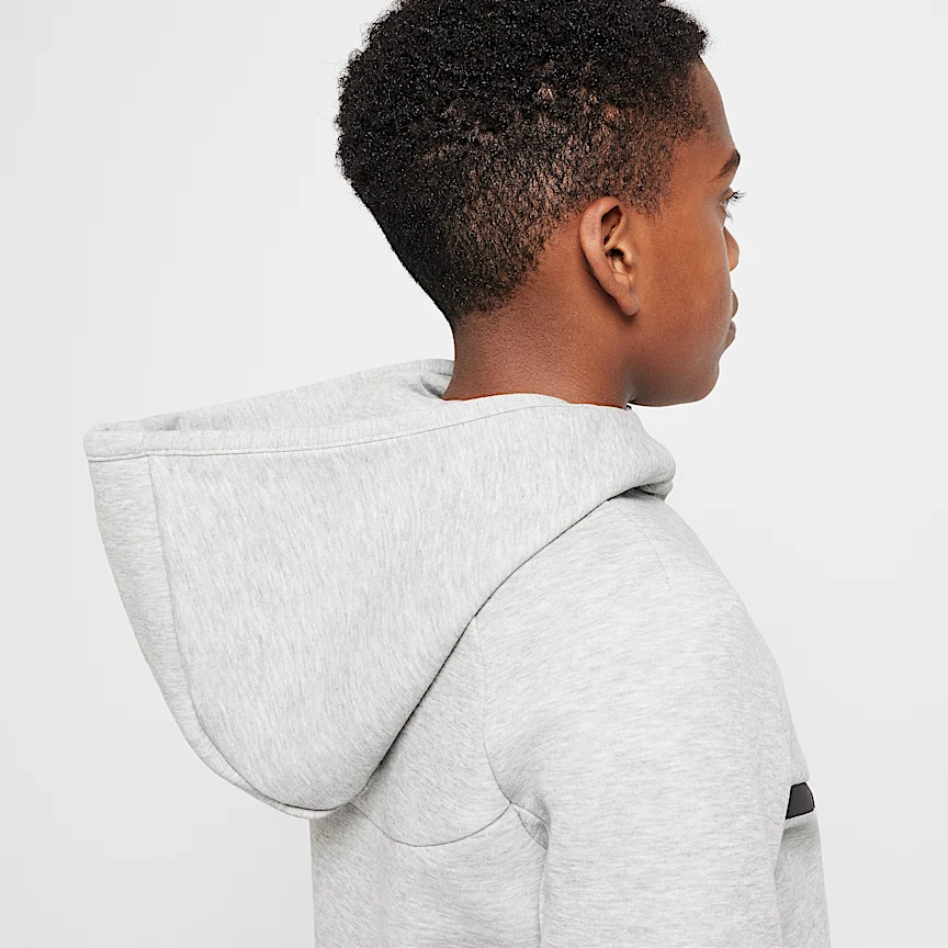 NIKE Sportswear Tech Fleece — Big Kids' Full-Zip Hoodie - Image 8