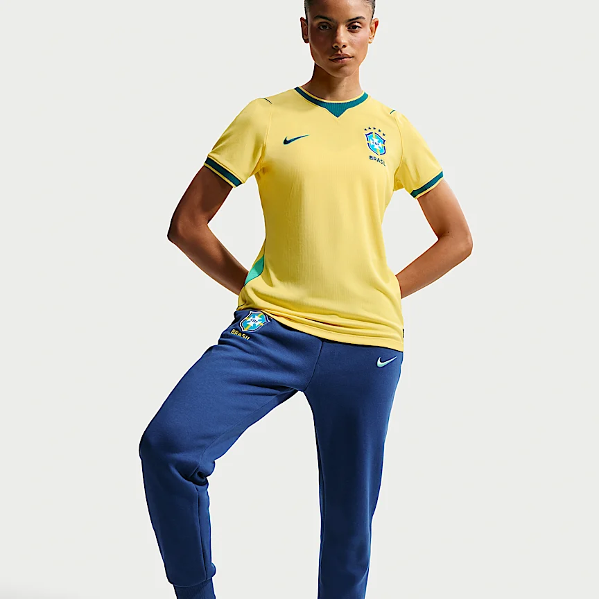 NIKE Brazil National Team 2026 Stadium Home — Women's Nike Dri-FIT Soccer Jersey - Image 3