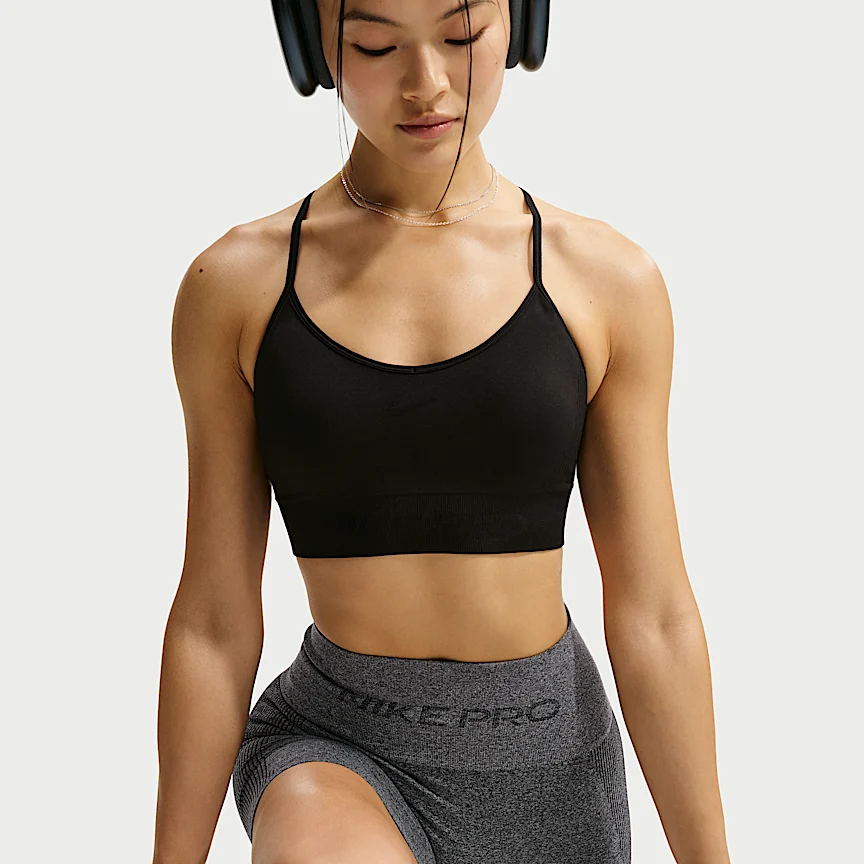NIKE プロ シームレス — ウィメンズ Dri-FIT ハイウエスト 13cm バイカーショートパンツ - Image 2