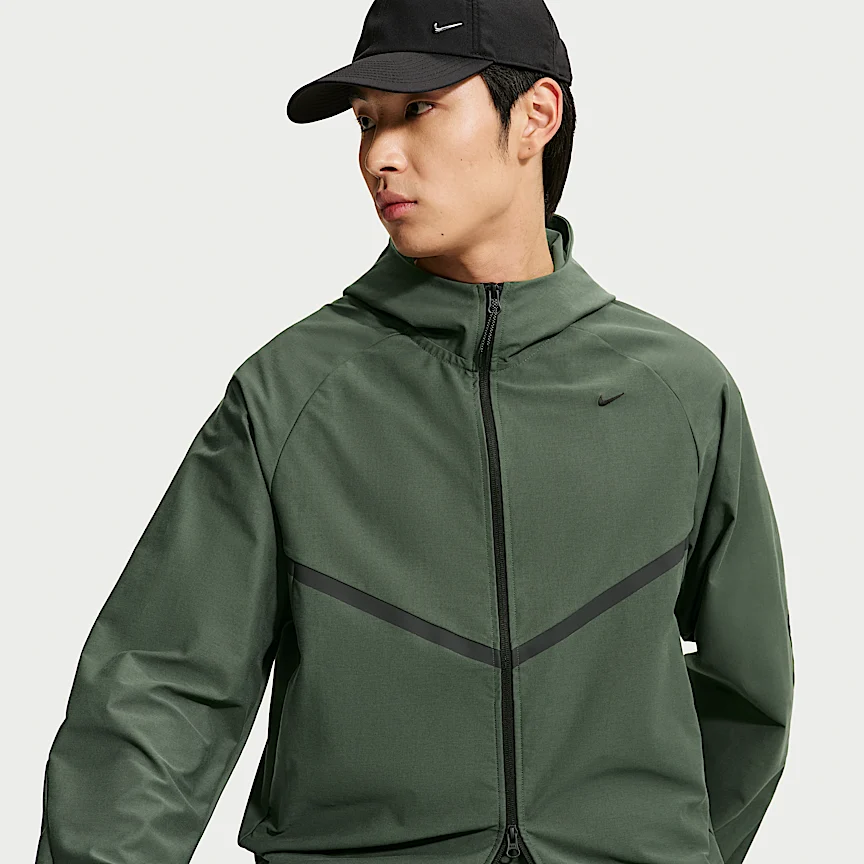 NIKE Tech — メンズ ショリ ニット フルジップ ウィンドランナー ジャケット - Image 3