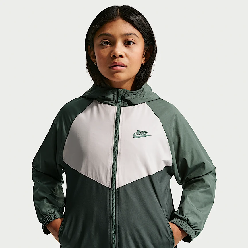 NIKE スポーツウェア ウィンドランナー — ジュニア フーデッド レペル ジャケット - Image 2