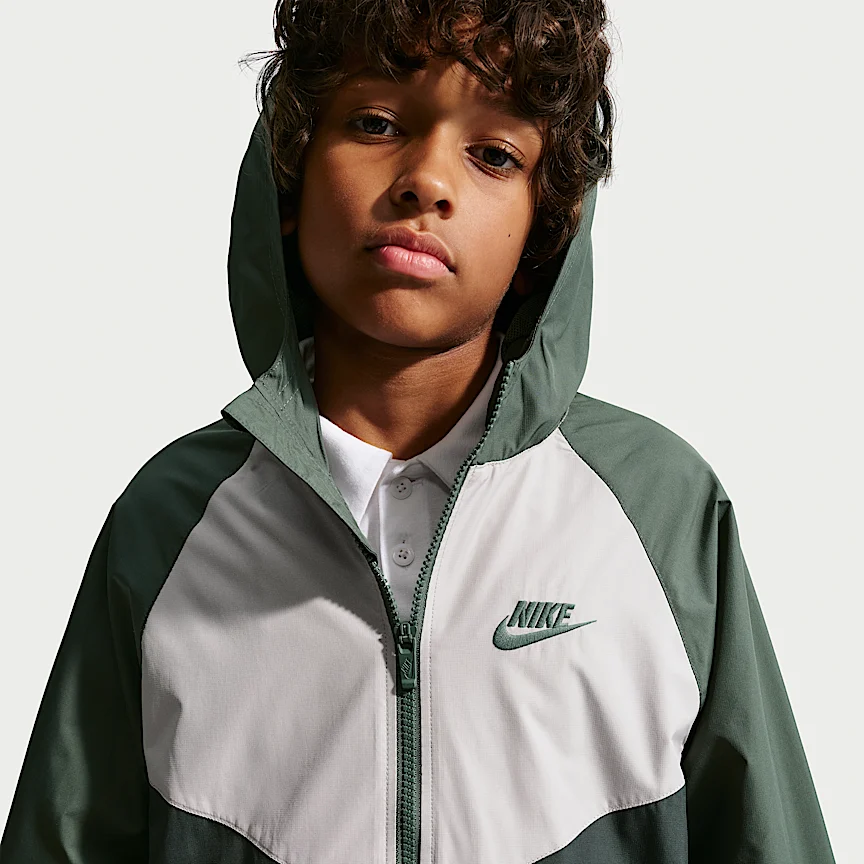 NIKE スポーツウェア ウィンドランナー — ジュニア フーデッド レペル ジャケット - Image 3