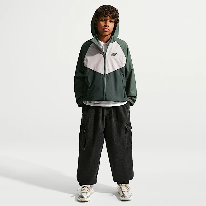 NIKE スポーツウェア ウィンドランナー — ジュニア フーデッド レペル ジャケット - Image 7