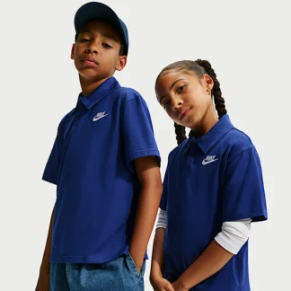 NIKE スポーツウェア クラブ — ジュニア ニット ショートスリーブ ポロ