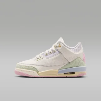 NIKE エア ジョーダン 3 レトロ "Sail and Jade Aura" — ジュニアシューズ