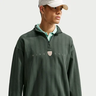 NIKE フェアウェイ フレッシュ — メンズ Therma-FIT オーバーサイズド ハーフジップ ゴルフトップス