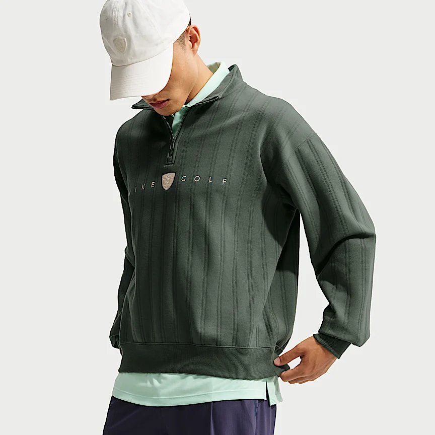 NIKE フェアウェイ フレッシュ — メンズ Therma-FIT オーバーサイズド ハーフジップ ゴルフトップス - Image 3