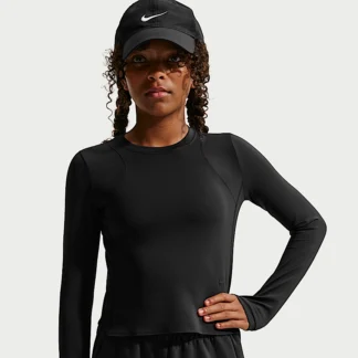 NIKE Mavn — Girls' Dri-FIT Ribbed Long-Sleeve Top