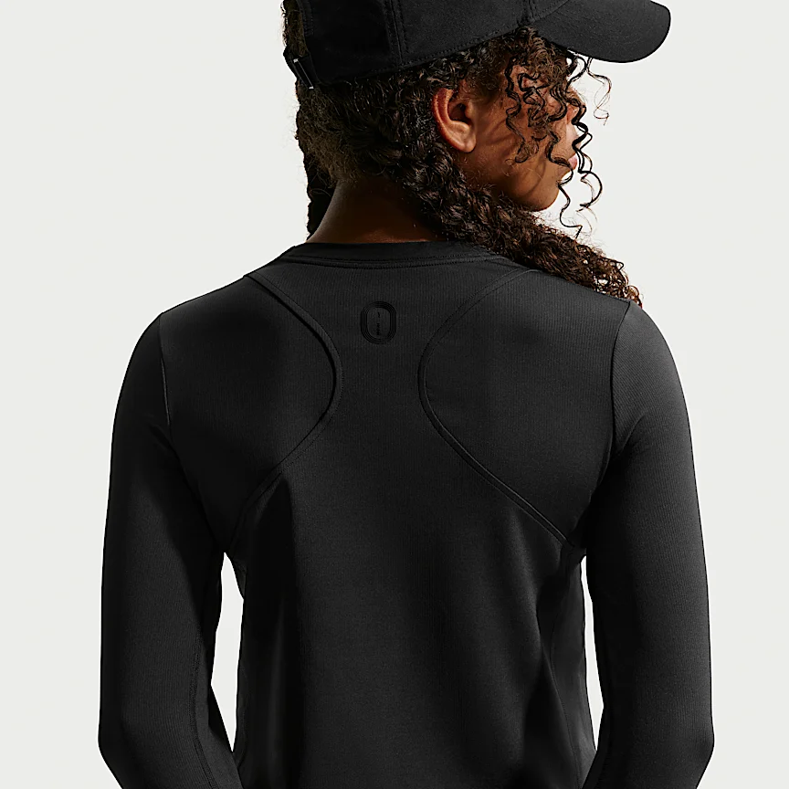 NIKE Mavn — Girls' Dri-FIT Ribbed Long-Sleeve Top - Image 2