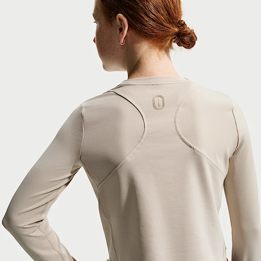 NIKE Mavn — Girls' Dri-FIT Ribbed Long-Sleeve Top - Image 2