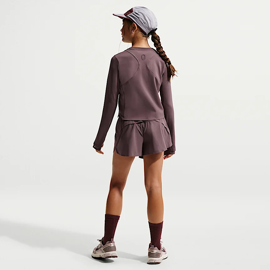 NIKE Mavn — Girls' Dri-FIT Ribbed Long-Sleeve Top - Image 5