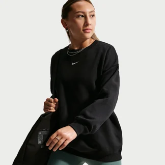 NIKE Sportswear Studio — Big Kids' (Girls') Oversized Crew-Neck Sweatshirt