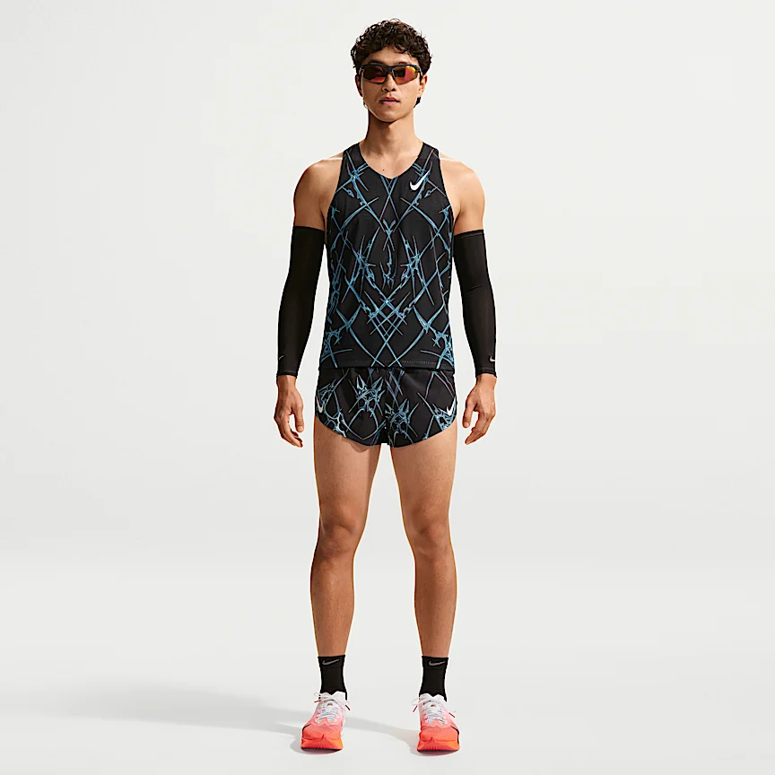 NIKE AeroSwift — メンズ Dri-FIT ADV プリント ランニングショートパンツ