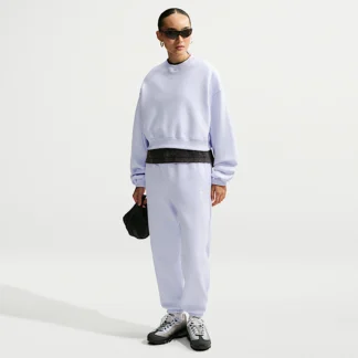 NIKE スタジオ フリース ミディアムウェイト — ウィメンズ ハイライズ オーバーサイズド カフ パンツ