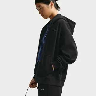 NIKE スタジオ フリース ミディアムウェイト — ウィメンズ オーバーサイズド フルジップ パーカー