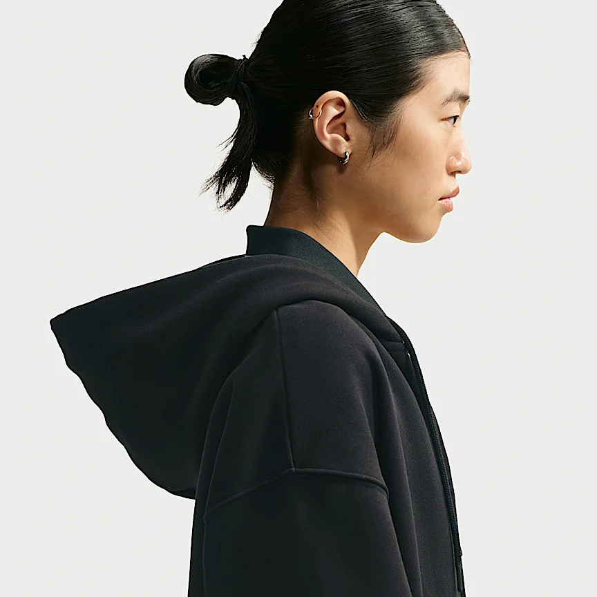 NIKE スタジオ フリース ミディアムウェイト — ウィメンズ オーバーサイズド フルジップ パーカー - Image 6