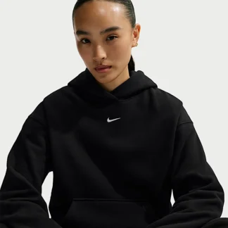 NIKE スタジオ フリース ミディアムウェイト — ウィメンズ オーバーサイズド プルオーバー パーカー