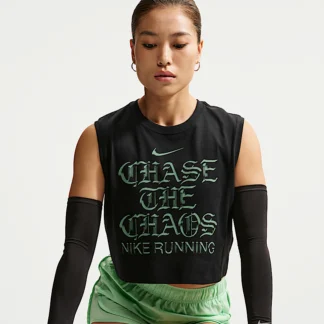 NIKE  — ウィメンズ Dri-FIT ノースリーブ ランニング Tシャツ