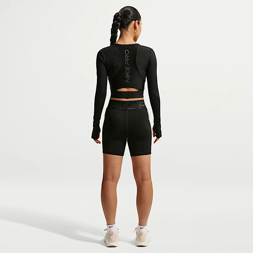 NIKE プロ スカルプト "Keely Hodgkinson" — ウィメンズ Dri-FIT ハイウエスト 13cm バイカーショートパンツ - Image 5
