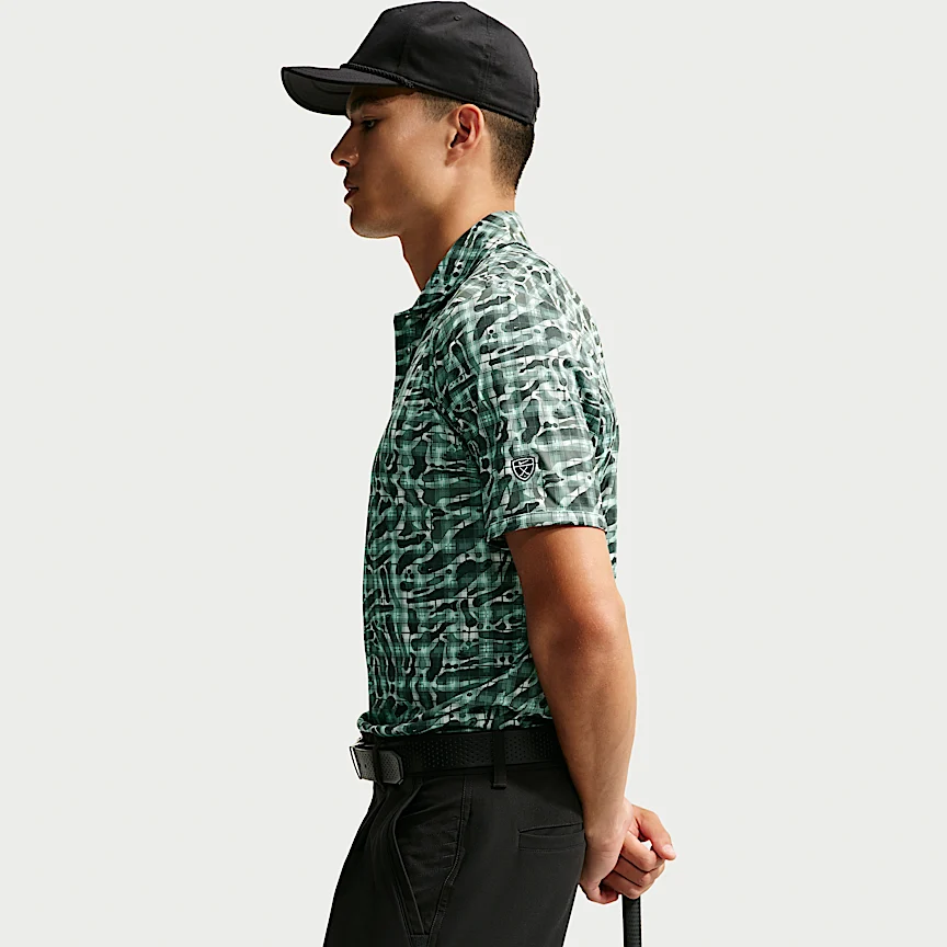 NIKE パー — メンズ Dri-FIT タータン カモ プリント ゴルフポロ - Image 3