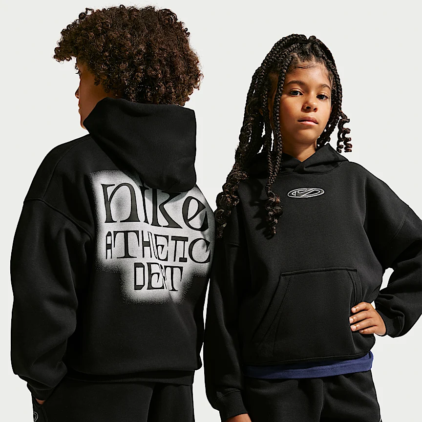 NIKE Sportswear Club Fleece — Big Kids' Oversized Hoodie