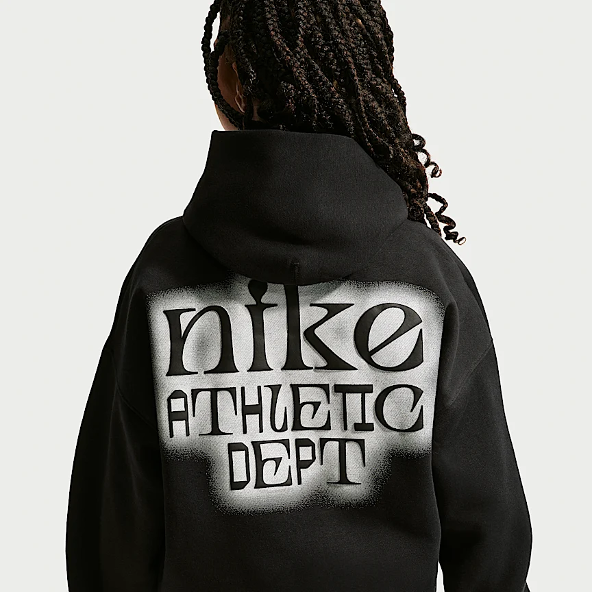 NIKE Sportswear Club Fleece — Big Kids' Oversized Hoodie - Image 4
