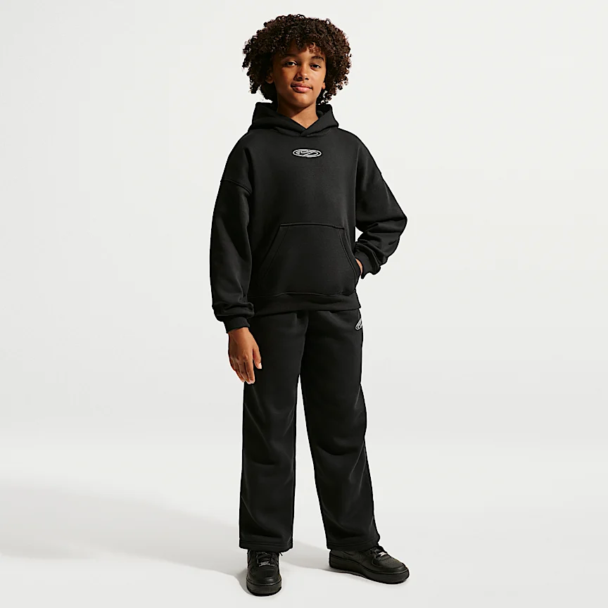 NIKE Sportswear Club Fleece — Big Kids' Oversized Hoodie - Image 7