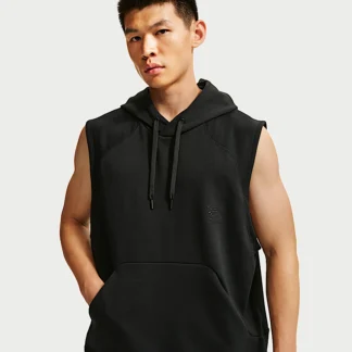 NIKE N.A.C. — メンズ Dri-FIT フリース スリーブレス トレーニング パーカー