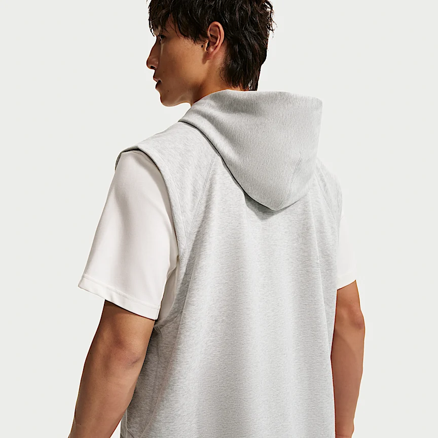 NIKE N.A.C. — メンズ Dri-FIT フリース スリーブレス トレーニング パーカー - Image 2