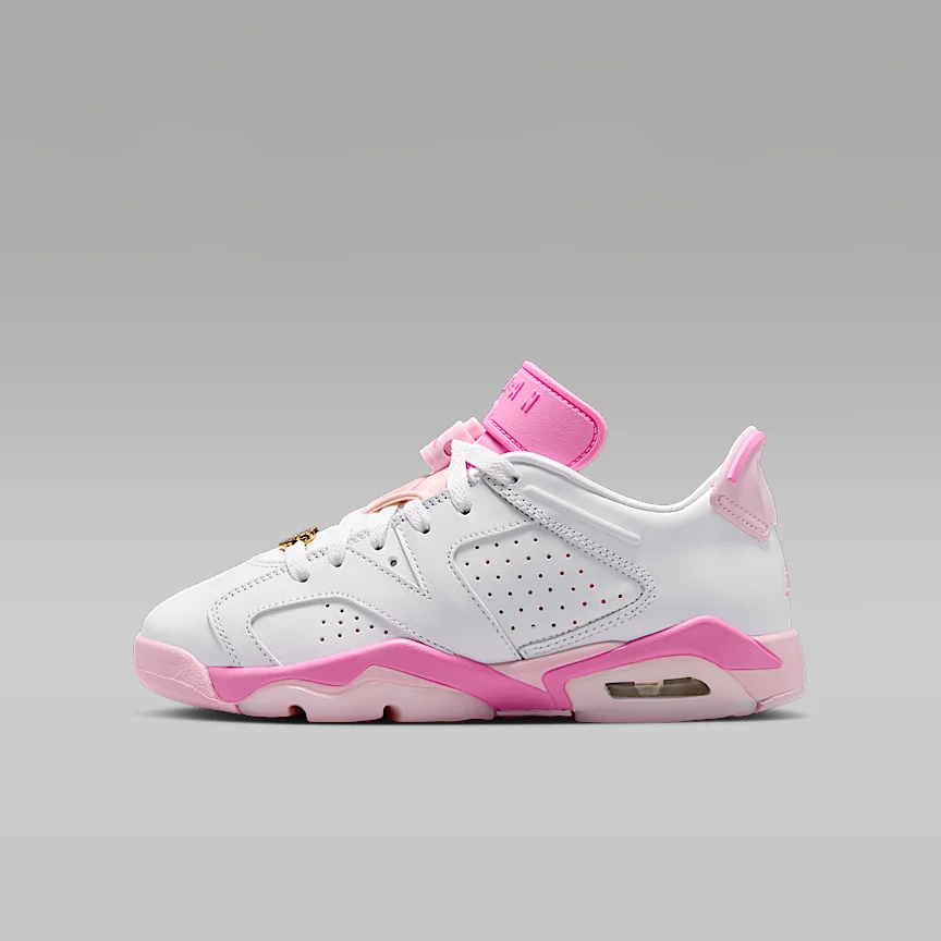 NIKE エア ジョーダン 6 レトロ LOW "China Rose" — ジュニア シューズ