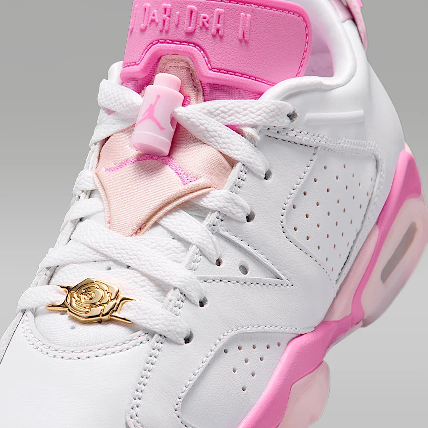 NIKE エア ジョーダン 6 レトロ LOW "China Rose" — ジュニア シューズ - Image 7