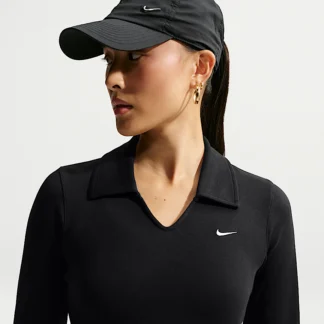 NIKE スポーツウェア — ウィメンズ タイト ロングスリーブ クロップド ポロ