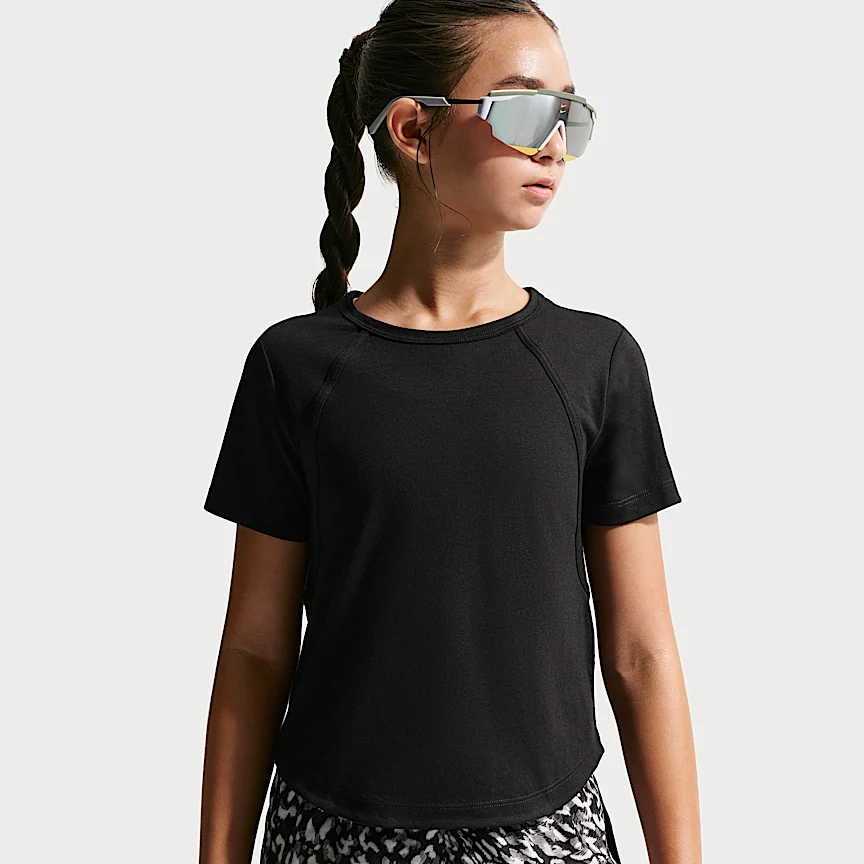 NIKE Tempo — Big Kids' (Girls') Dri-FIT Short-Sleeve Top