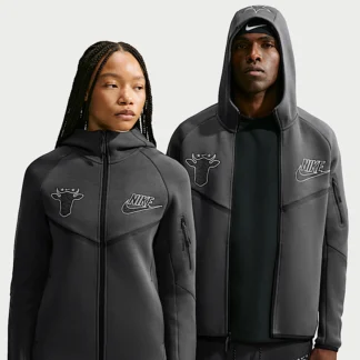 NIKE Tech x Wagyu — Men's Fleece Full-Zip Hoodie