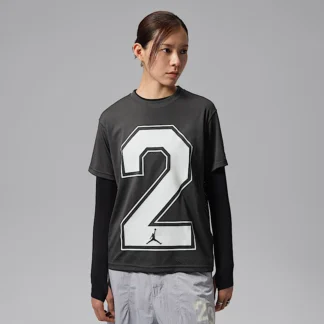 NIKE ジョーダン フライト — ウィメンズ ガールフレンド Tシャツ