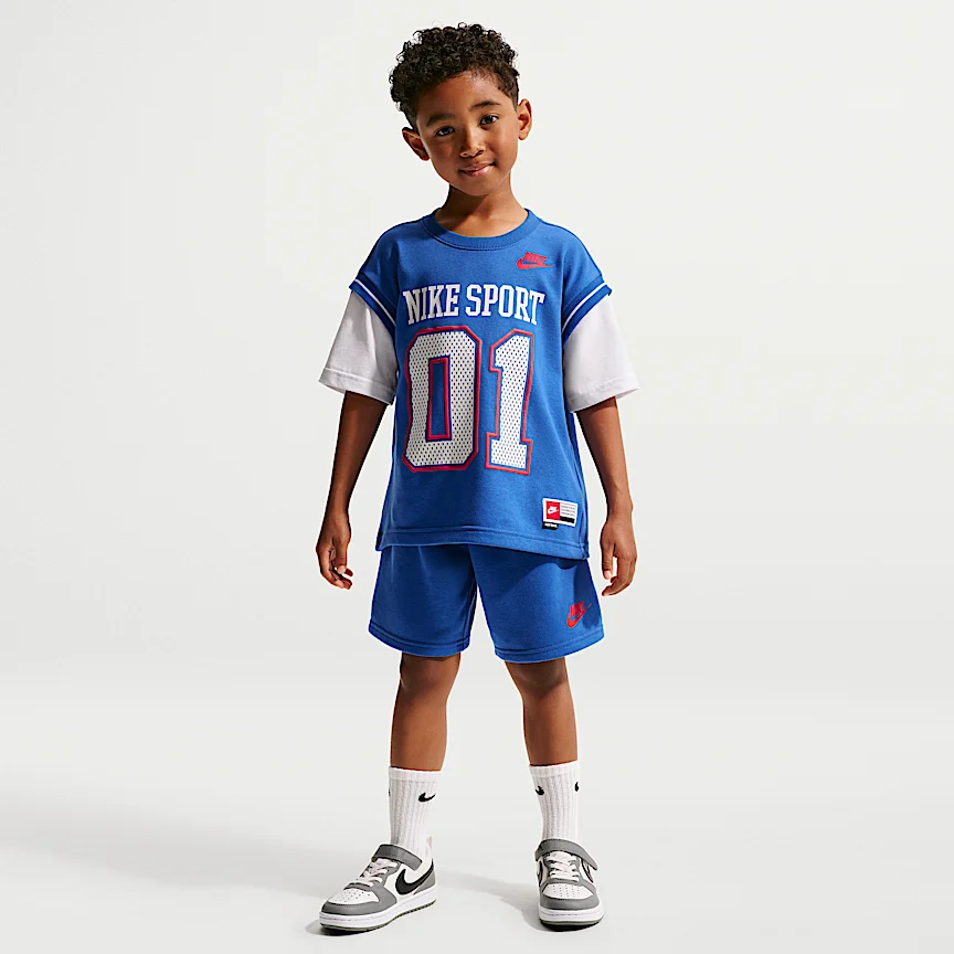 NIKE スポーツウェア — リトルキッズ マルチスポーツ ツーピース ショートパンツ セット
