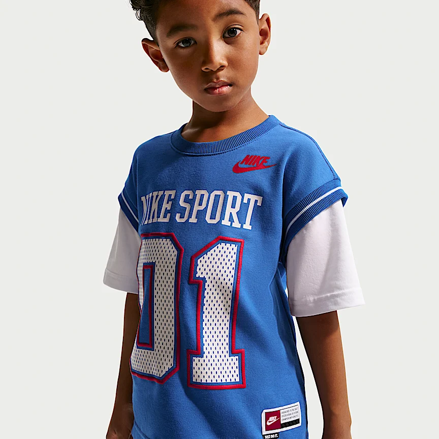 NIKE スポーツウェア — リトルキッズ マルチスポーツ ツーピース ショートパンツ セット - Image 2