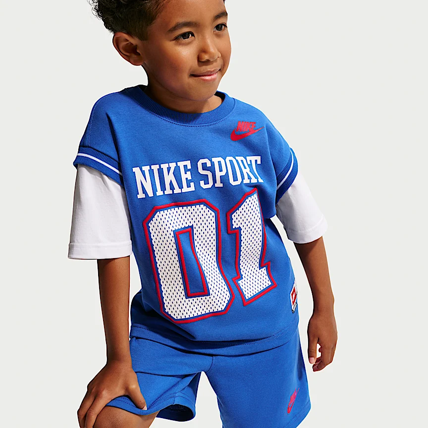 NIKE スポーツウェア — リトルキッズ マルチスポーツ ツーピース ショートパンツ セット - Image 6