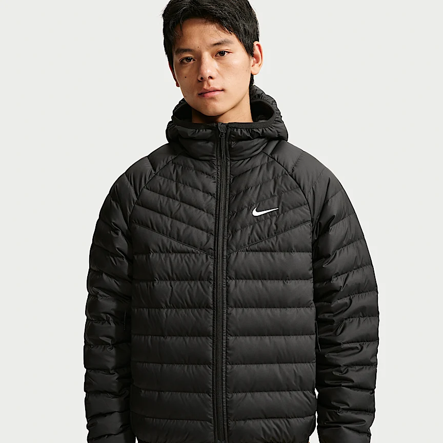 NIKE ウィンドランナー — メンズ ライトウェイト ダウン マイクロチャネル ジャケット