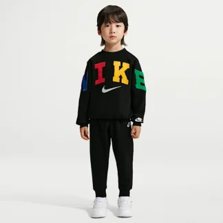 NIKE  — ベビー フリース クルー アンド ジョガーパンツ セットアップ